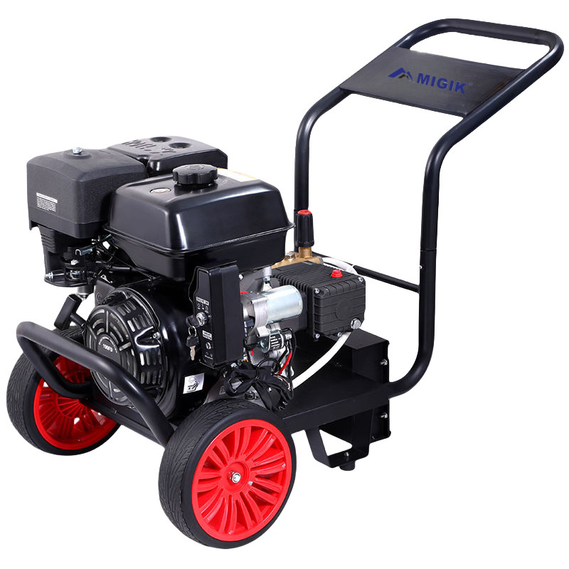 Gasoline Driven High Pressure Cleaning Machine Outdoor Mobile Car Washing Machine Wall Small Advertising Water Gun