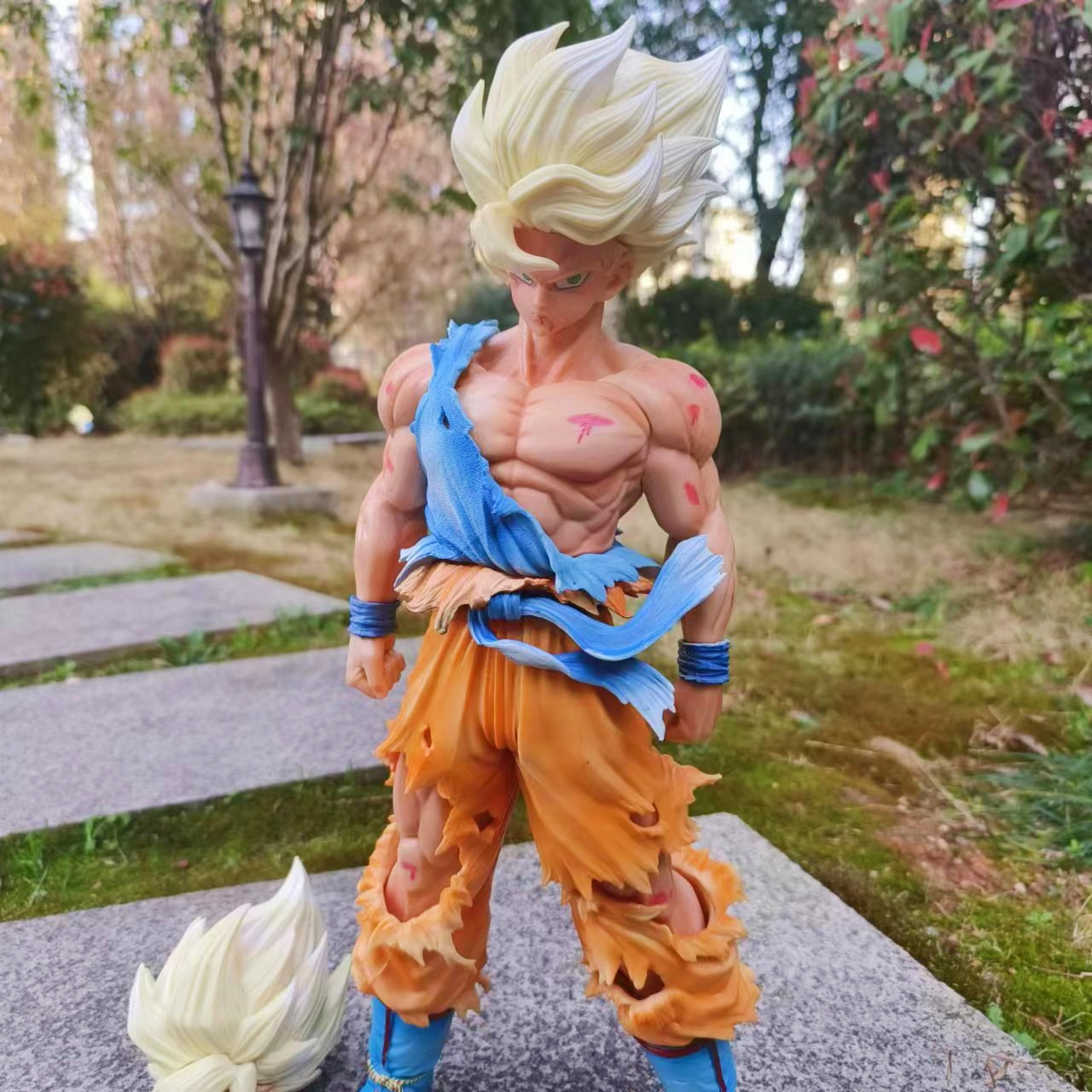 NO. SUN WUKONG 핸드 헬드 무한 초기 슈퍼 드래곤 볼 GOHAN VEGETA SAIYAN 모델 장식품 선물