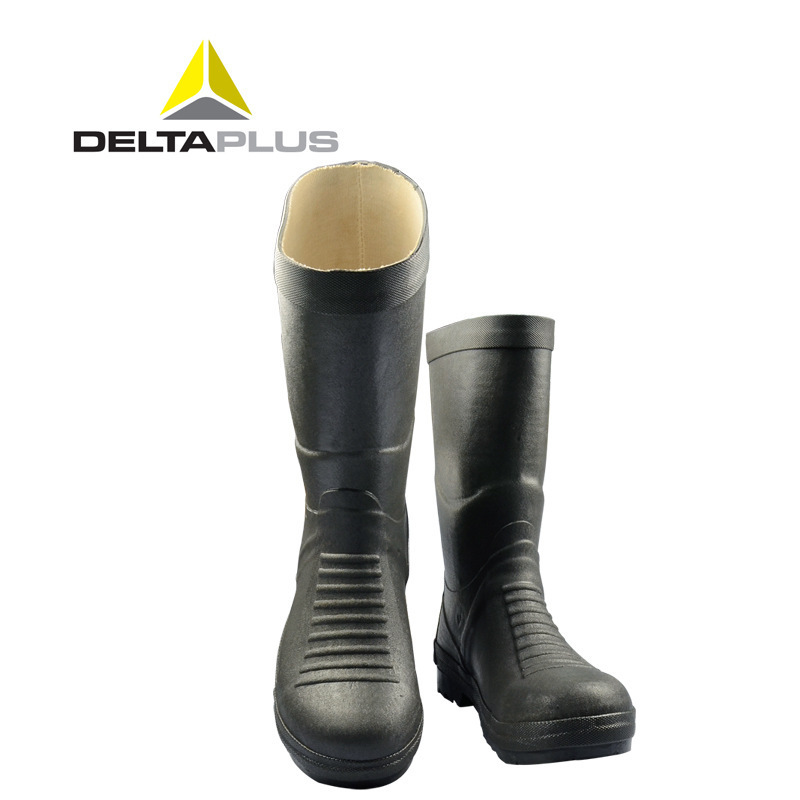 代尔塔301401防水防化耐酸碱防砸防刺穿耐高温绝缘高筒救援靴