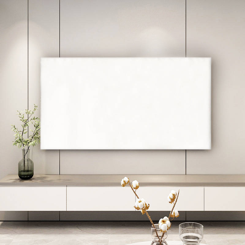 純色工業風テレビカバー無地高級感防塵カバー吊り式デスクトップ共通|undefined