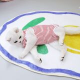 Pet Cat Jesuel Cat после родов, операции на одежде, противоречивой и Weeaear 23 полосатая кошка Jesuel Clothing