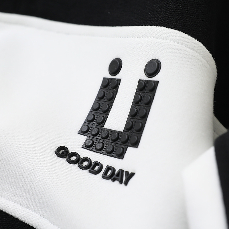 Children's polo shirt, boys' autumn hoodie, 2023 new casual top, large lapel children's clothing_voghion.com