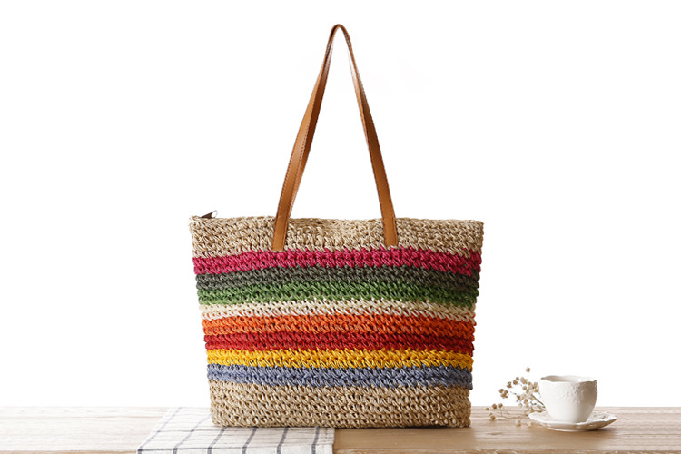 Women's Large Straw Bag Hander Bag display picture 2