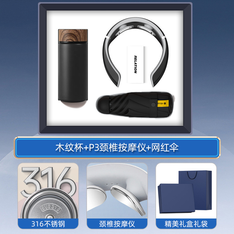 Juego de regalo de empresa Taza termo inteligente souvenirs Logotipo personalizado práctico para enviar a los clientes regalos de eventos de apertura