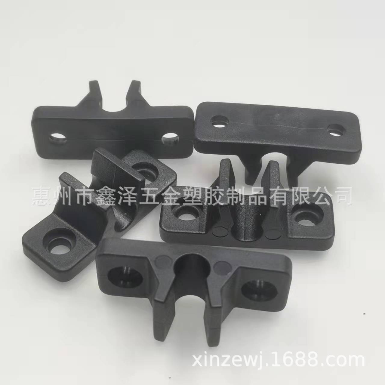 8MM/6MM双孔管夹铁线固定夹 厨房调味篮线夹线卡三角架易拆卸活卡