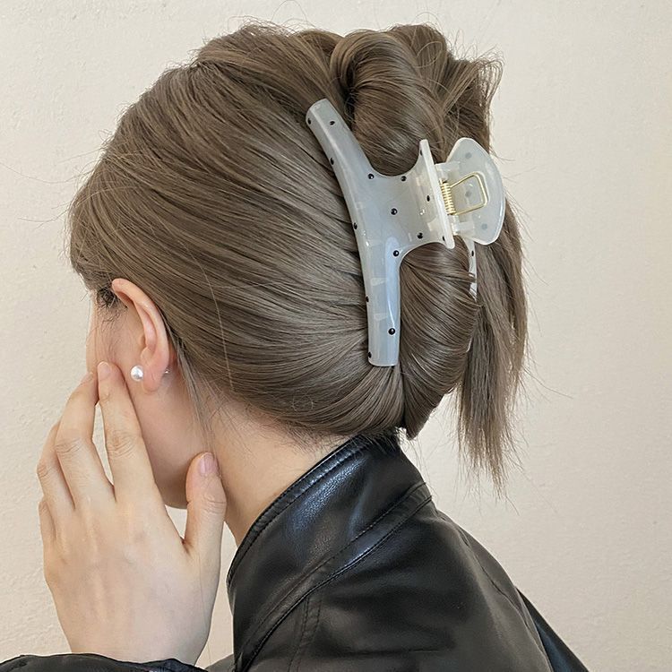 韓国東大門2025年新作ヘアクリップ、女性用ヘアピン、高級感のあるシャーククリップ、ヘアアクセサリー、ヘアピン|undefined