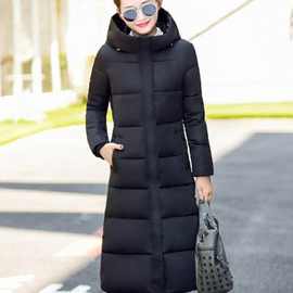 新款2025修身韩版冬季棉服女中长款保暖加厚加大码棉衣棉袄外套潮