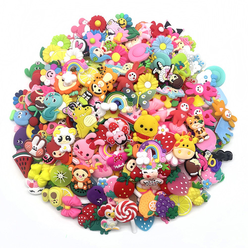 100 Unique Cute Cartoon Hole Shoes Flower Shoe Hooks Wholesale Amazon Garden Shoes Decorative Hooks