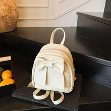 夏季蝴蝶结轻便时尚双肩包大学生书包韩版休闲背包户外旅行背包
