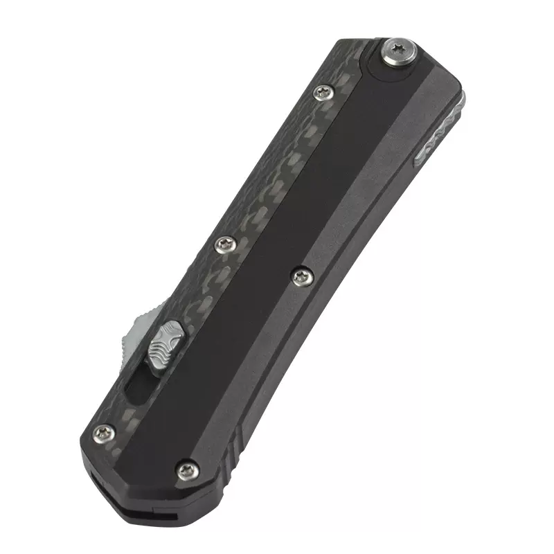 微技术蛇神碳纤 镜光版 铝合金+碳纤手柄 户外配件刀柄