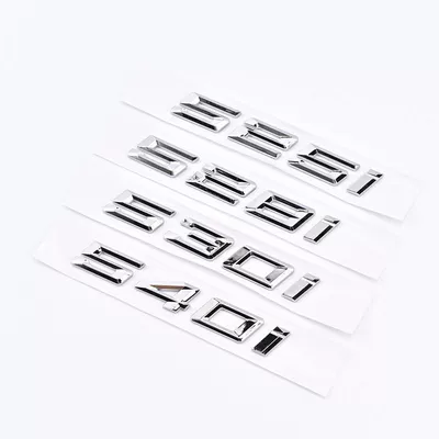 530i displacement emblem, 540i car emblem, Car logo