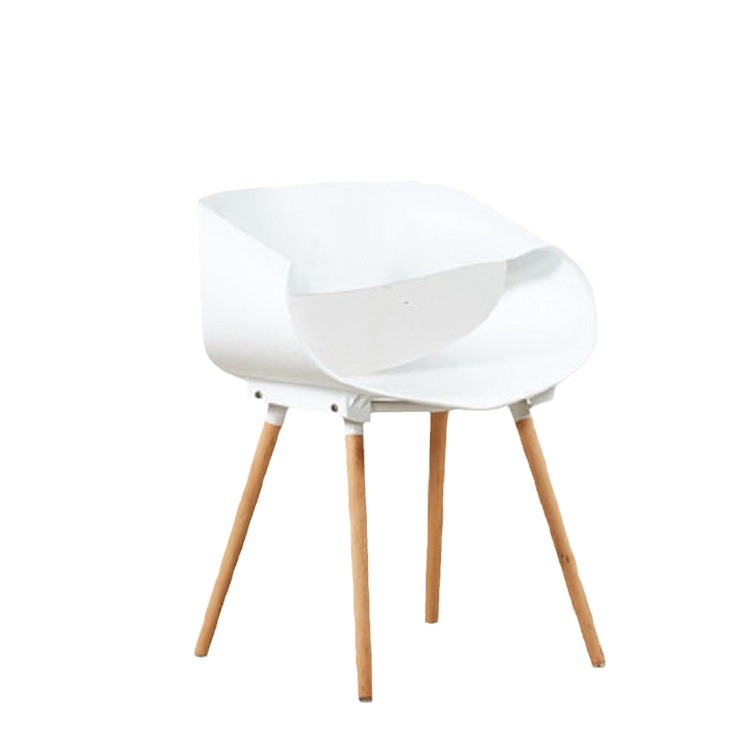 Nordic Eames silla trasera simple moderna mesa de negociación de recepción de ocio y silla combinación área de descanso silla redonda