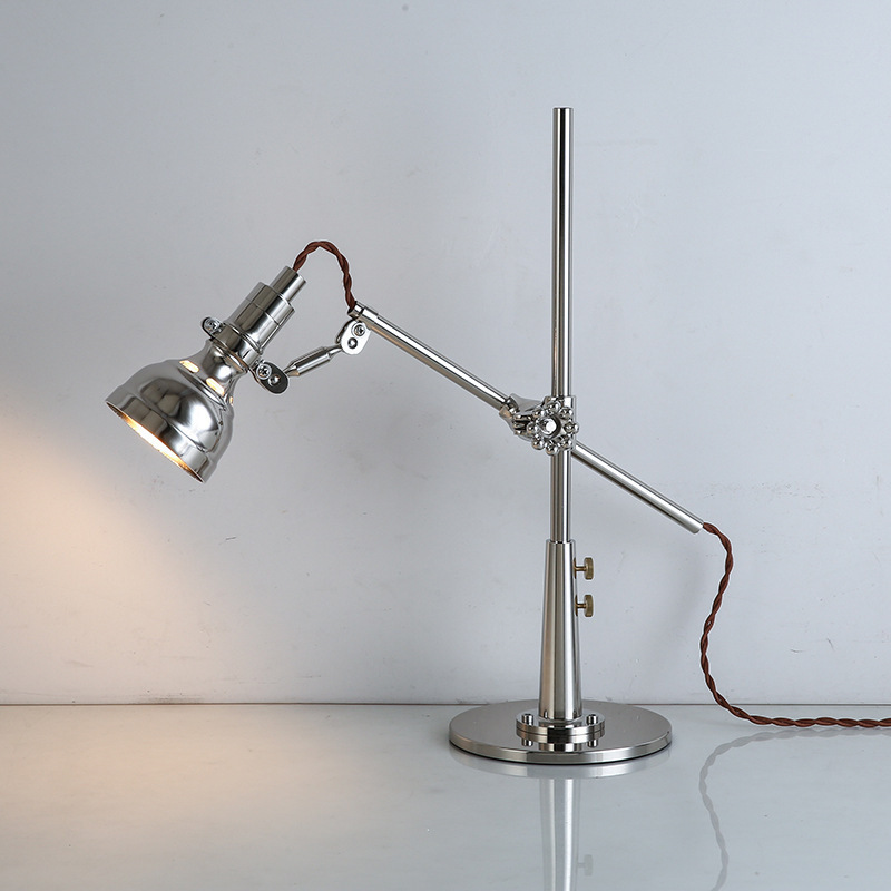 Bauhaus Retro Swing Arm Telescopic Clip Table Lamp Industrial Style up and down Lifting Folding Rotating Reading Floor Lamp Bauhaus Retro Swing Arm Telescopic Clip Table Lamp Industrial Style up and down Lifting Folding Rotating Reading Floor Lamp