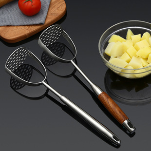 304 Stainless Steel Potato Masher Masher Masher Crusher Food Supplement Tool Potato Press Sweet Potato Water
