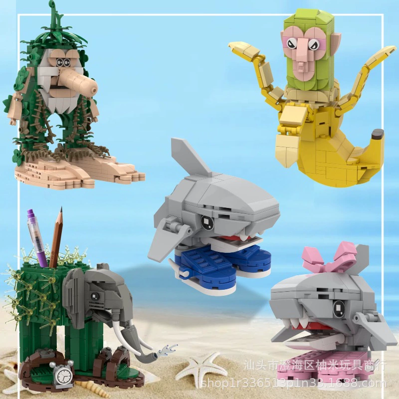 Детские обучающие конструкторные игрушки Wanger New York Guggenheim совместимы с Lego Stick Man Building Blocks Mountains and Seas