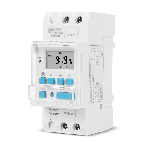 TM919H timer switch time controller automatic cycle timing power output replaceable battery 16A