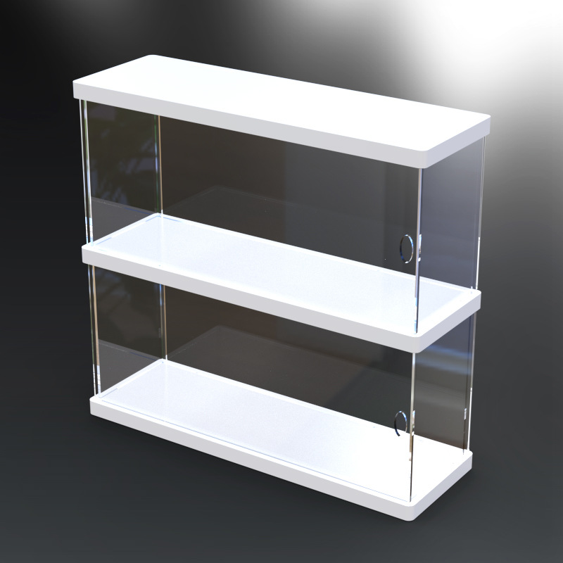 Caja ciega soporte de exhibición de almacenamiento burbuja caja de exhibición mate acrílico brucco bloque de construcción hombre Ultraman pantalla hecha a mano