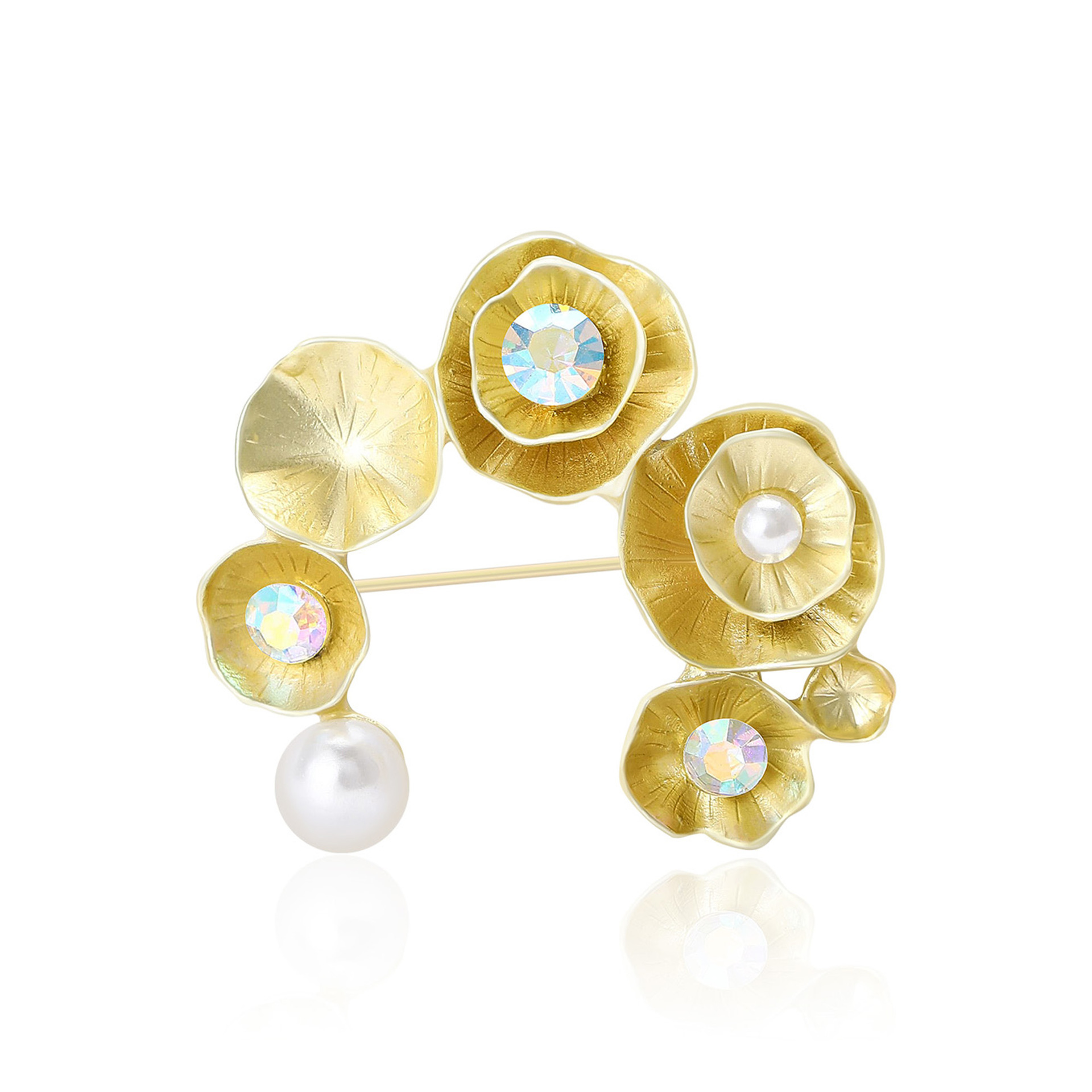 matte brooch
