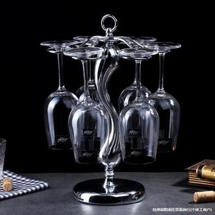 Household Red Wine Glass Rack Upside down European Creative Red Wine Rack Ornaments Goblet Rack Upside down Hanging Simple 6 Pack
