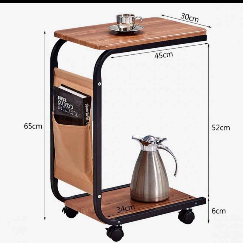 Mesa auxiliar, mesa de centro pequeña, sala de estar móvil, sofá, mesa lateral, mesa de esquina, polea, mini mesa de té, dormitorio simple, mesa auxiliar junto a la cama