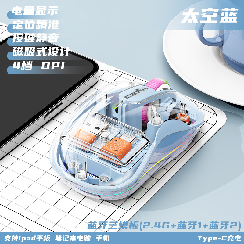 M333 three -mode dual receiver space blue