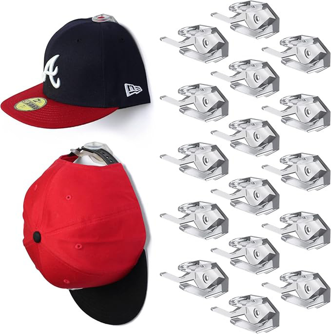 Cross-border sale - Modern adhesive hat rack for baseball caps, suitable for walls, doors, wardrobes, etc