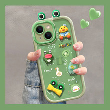 适用华为p60手机壳mate50/40可爱搞怪青蛙立体公仔荣耀90硅胶防摔