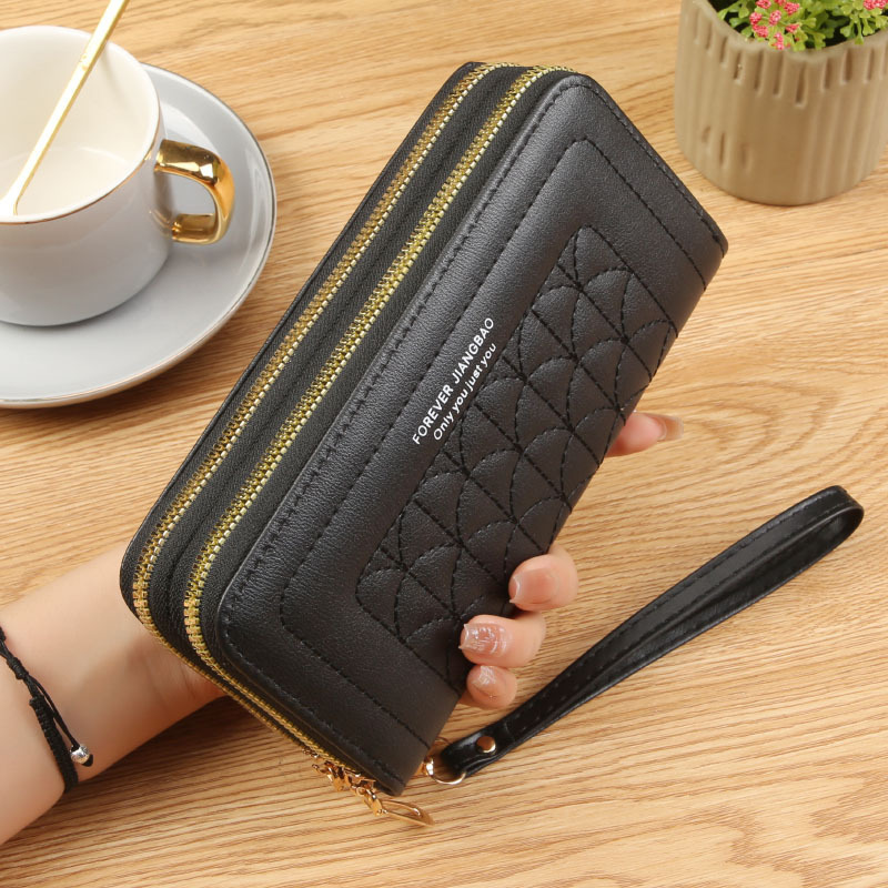 New Women's Wallet Korean Style Simple Long Ins Women's Explosive High-end Sense Wallet Women's Large Capacity Mobile Phone Bag New Women's Wallet Korean Style Simple Long Ins Women's Explosive High-end Sense Wallet Women's Large Capacity Mobile Phone Bag