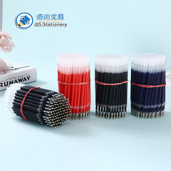 Push the black bullet tip black neutral pen signing K35 pen core water-based carbon pen core wholesale