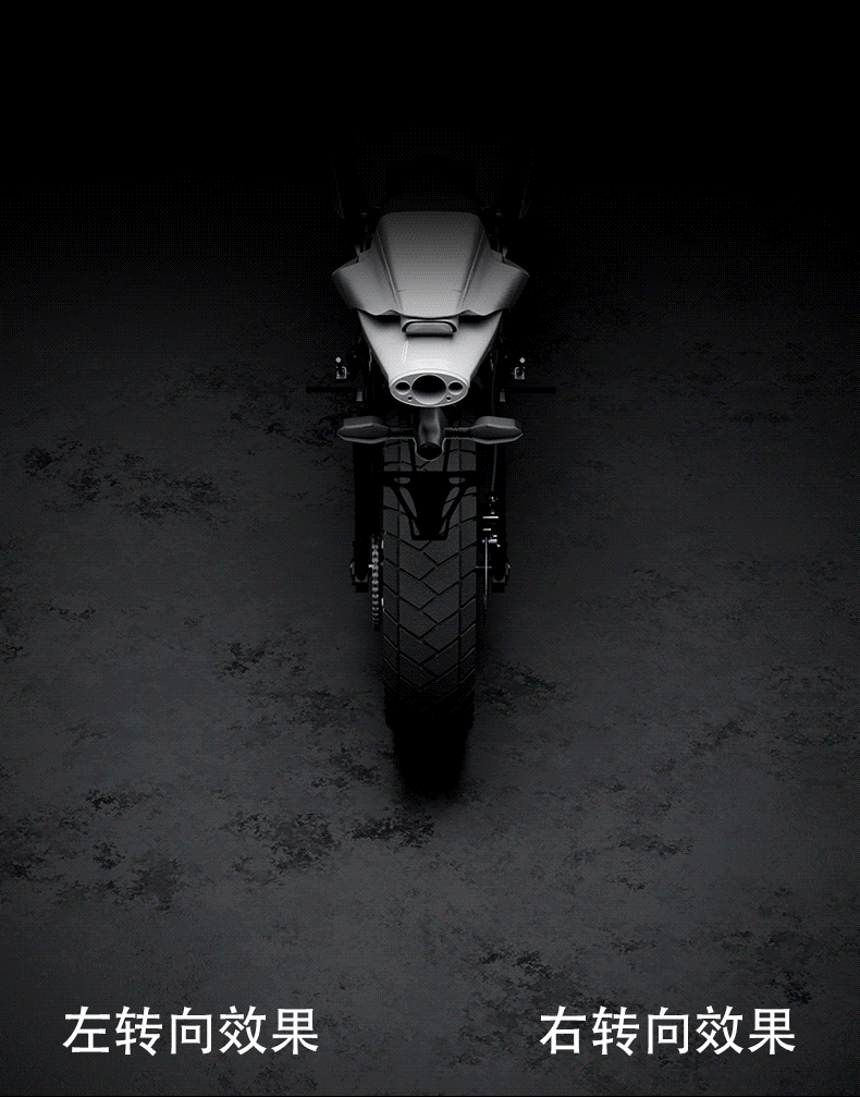 Motorcycle turn signal projector light, electric vehicle light, modified electric bike high-brightness LED headlight, spotlight, tail light