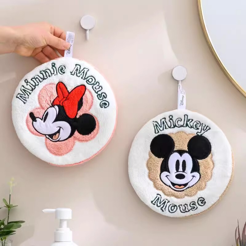 Mickey Mouse Hand Wipe Towel Hanging Super Absorbent Quick-drying Kitchen Bathroom Hand Wipe Small Towel Cartoon Hand Wipe Cloth Mickey Mouse Hand Wipe Towel Hanging Super Absorbent Quick-drying Kitchen Bathroom Hand Wipe Small Towel Cartoon Hand Wipe Cloth