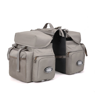 Cross-border large-capacity waterproof camel bag rear frame bag cycling bag bicycle pack mountain bike rack tail bag car bag