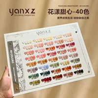 Yanxiuzhen Huayang Sweetheart 40 цветов 2025 новый отбеливающий высококачественный популярный цветовой набор для магазинов дизайна ногтей
