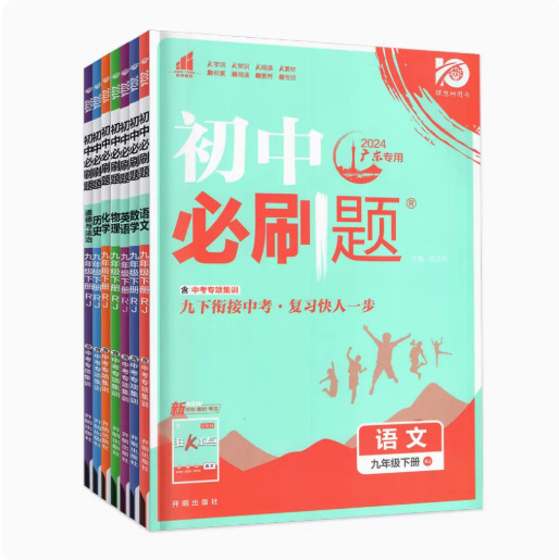 2024版初中必刷题九年级下册语文数学英语物理化学历史道德与法治