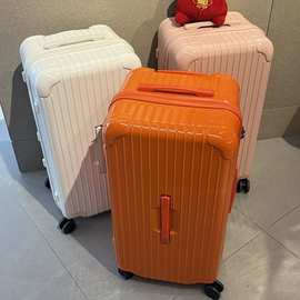 加厚PC拉杆箱24寸耐摔大容量行李箱女30寸旅行箱26密码箱包皮箱子