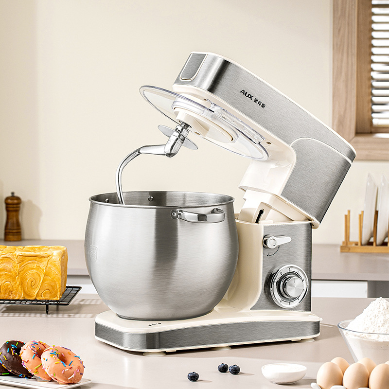 Aux 12L Chef Machine Household Small Dough Mixer Fully Automatic Kneading Machine Commercial All-in-One Multi-Function Mixer