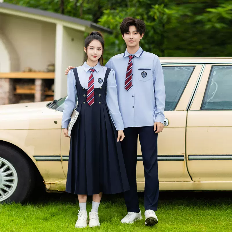 2025秋季运动会出货中-学生学院风毕业班服制服合唱演出服连衣裙