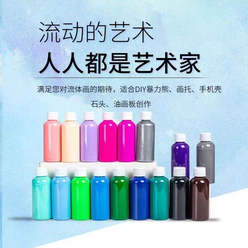 Manufacturer's Original Liquid Bear Paint, Aggressive Bear DIY Handmade Liquid Painting Glitter Liquid Acrylic Paint