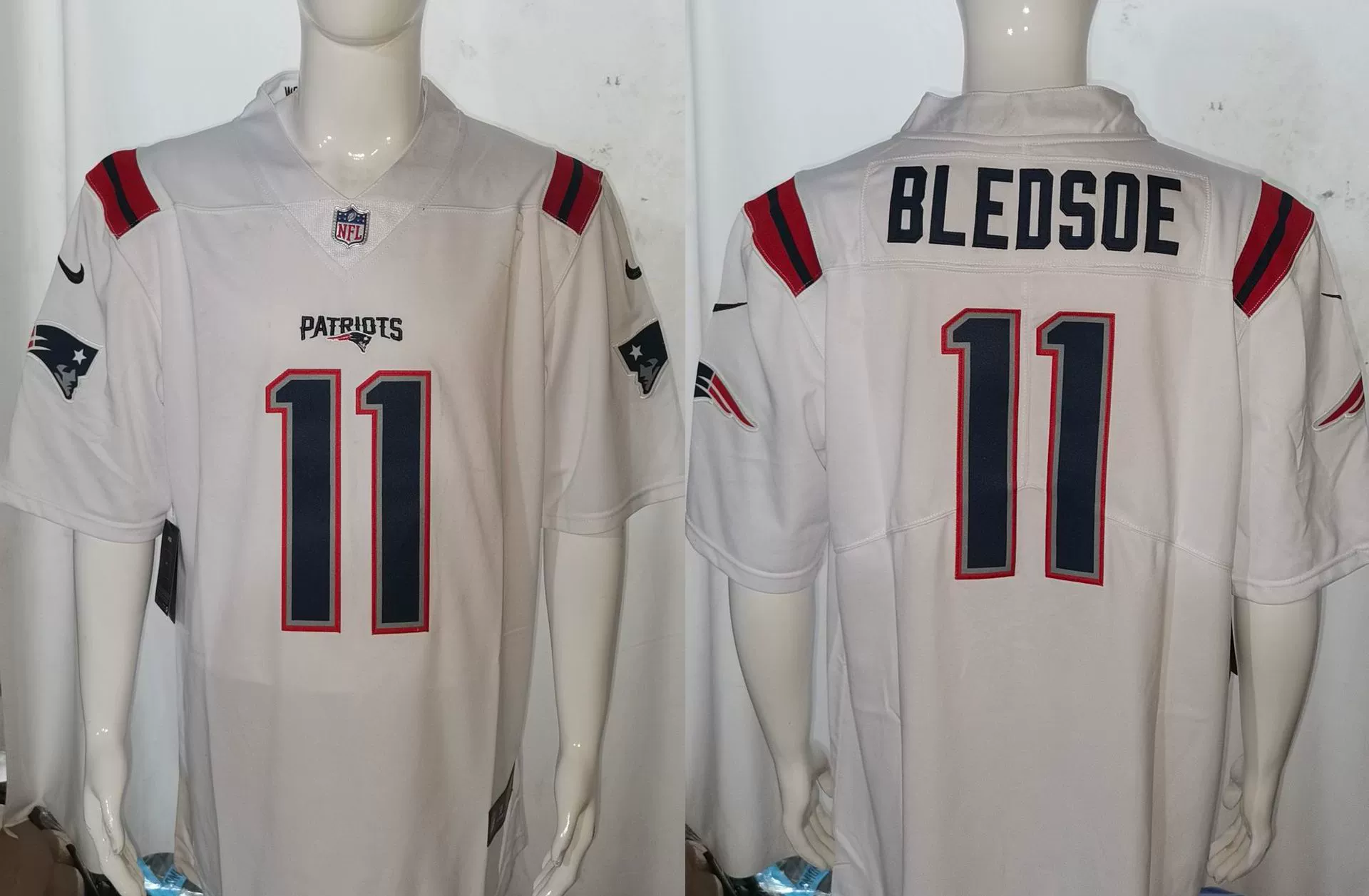 Вышитая джерси NFL Patriots №12 Том Брейди — стильная фанатская спортивная футболка