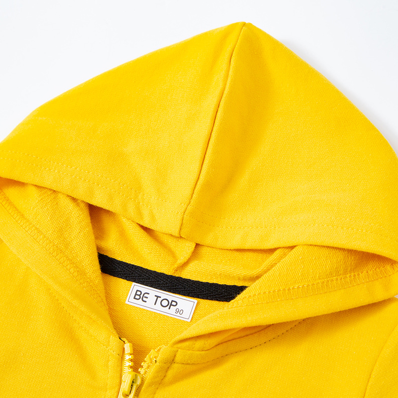 Ser Superior de los niños con capucha bebé de dibujos animados de estilo occidental suéter cardigan capa delgada de los muchachos de algodón superior