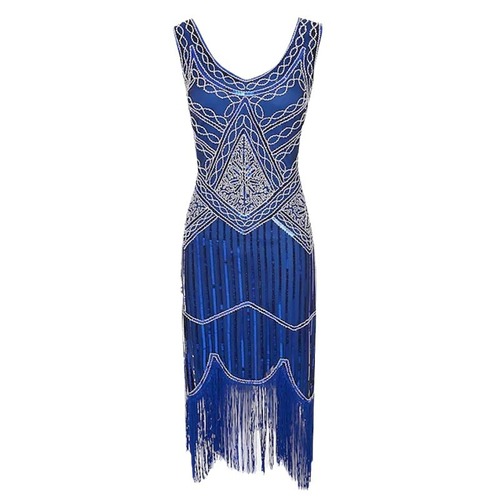 Foreign trade European and American hot selling 1920S retro tassel dress Amazon Gatsby ball stage performance costume