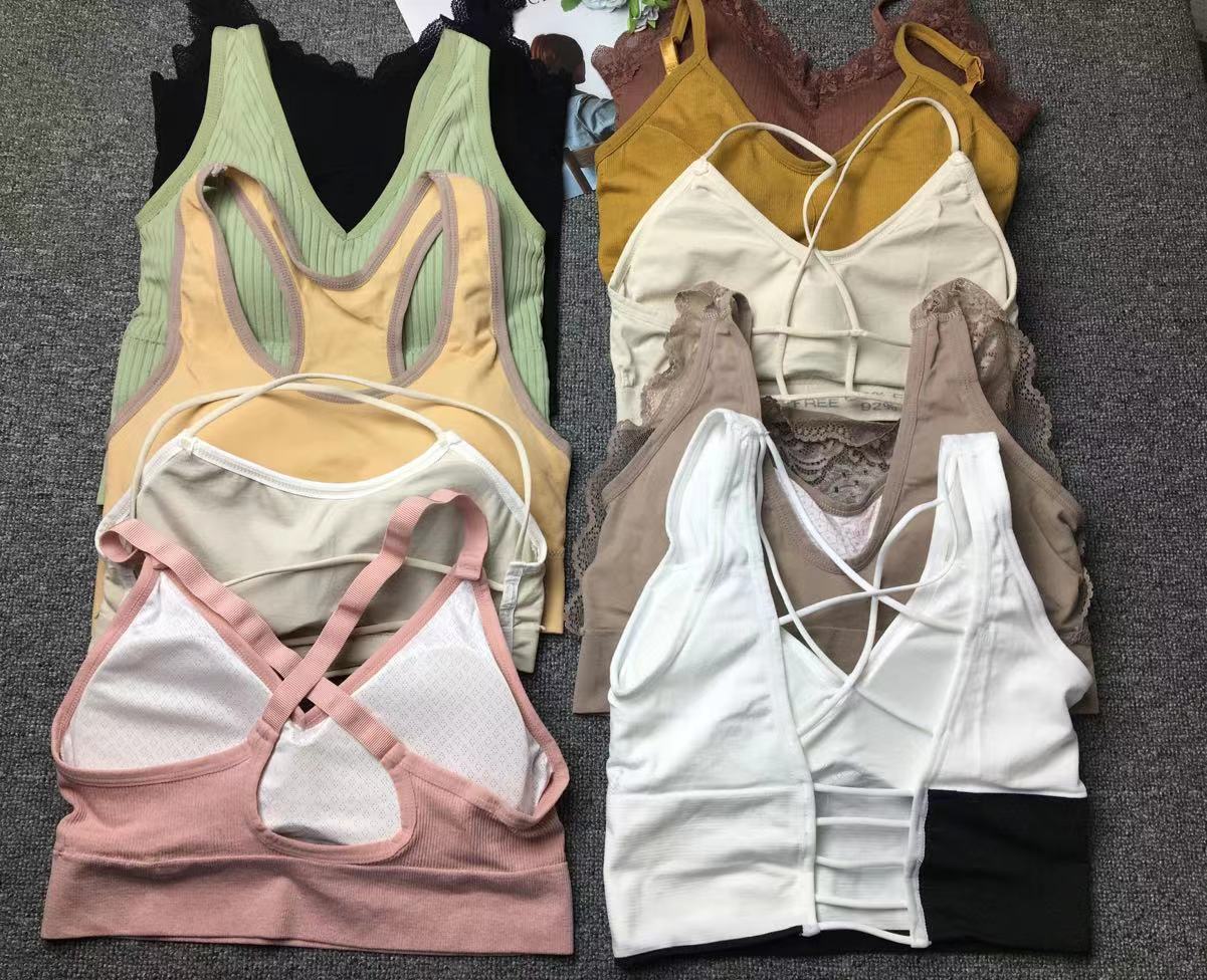 Liquidación de inventario procesamiento de cola orden misceláneo belleza espalda alta calidad cómoda chica pequeño pecho deportes belleza transparente espalda al por mayor image 4