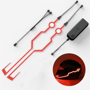 Helmet Luminous Strip Motorcycle Helmet Luminous Strip Led Helmet Light Strip Luminous Helmet Strip Source