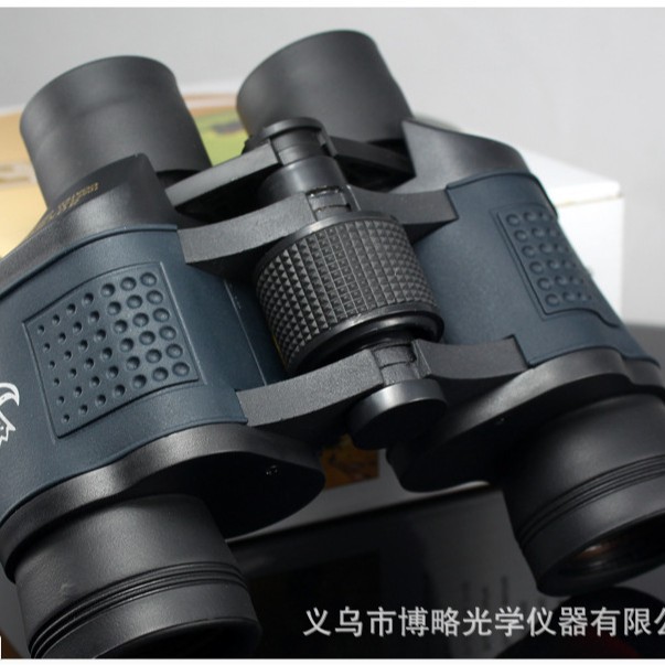 跨境专供60X60双筒带标望远镜高清双红目夜视望远镜