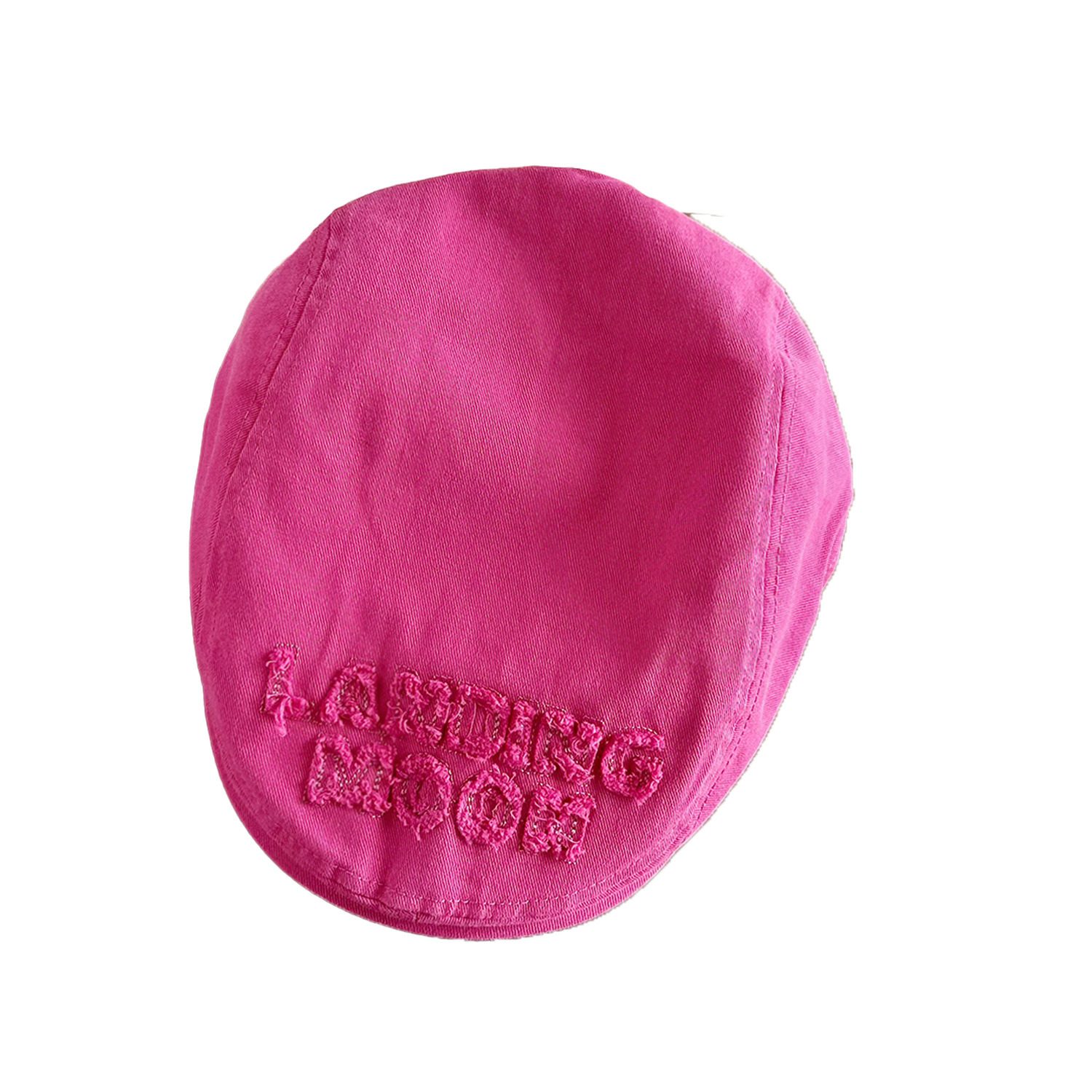 Unisex Parent-child letter Beret hat woman literary vintage Spring and winter wash forward hat solid color painter hat_voghion.com