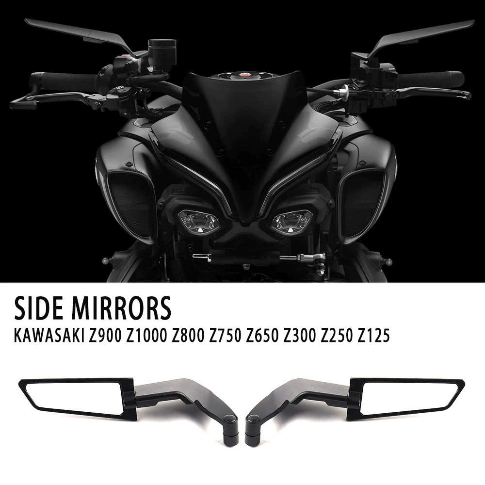Для Kawasaki Z750 Z650 Z300 Z250 Z125 мотоцикл универсальный ветер крыло боковое зеркало заднего вида