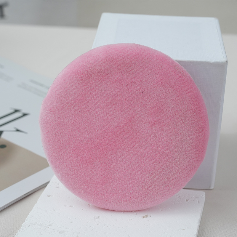 Esponja facial de doble cara para limpieza facial, removedor de maquillaje fácil de usar, esponja suave, diseño de piña, herramienta de limpieza y baño de algodón de azúcar.