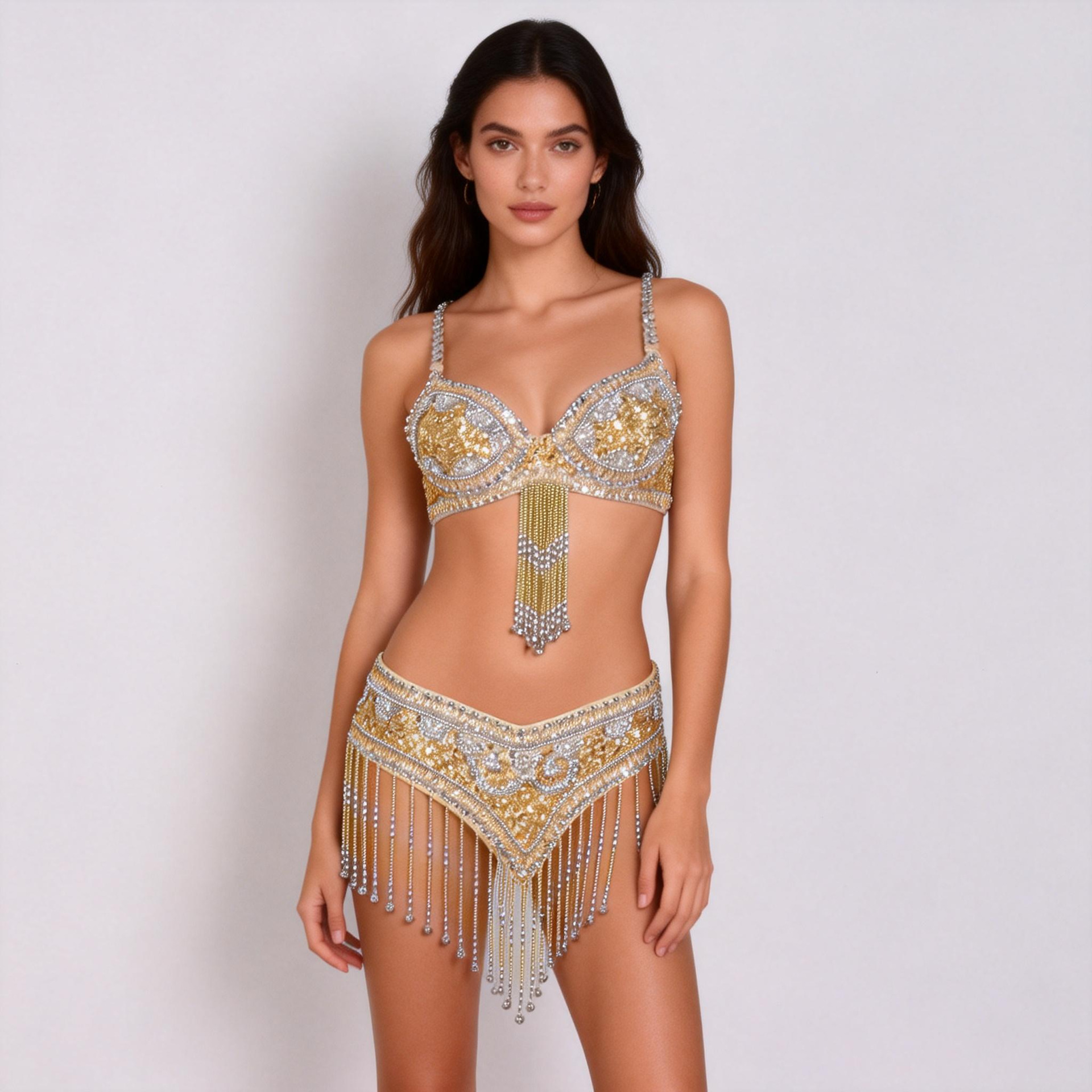 Yellow (bra and girdle) / S