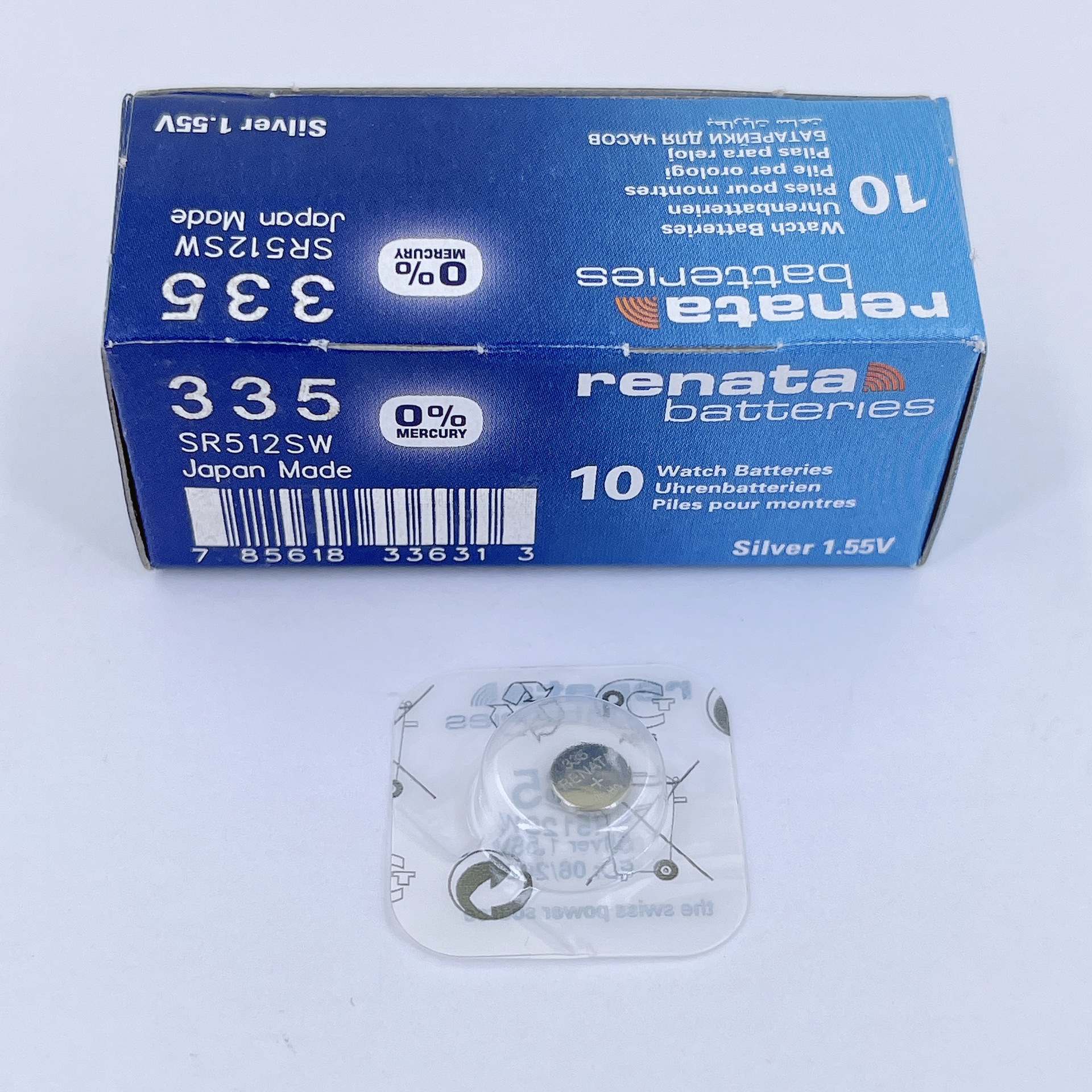 瑞士原装电池renata 335 SR512SW 1.55V 手表纽扣电池 一粒价格