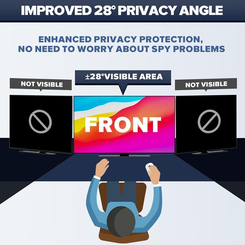 Desktop Computer Privacy Film 180-Degree Screen Anti-Peeping 21.5inch Monitor Protection Privacy Buckle Detachable Desktop Computer Privacy Film 180-Degree Screen Anti-Peeping 21.5inch Monitor Protection Privacy Buckle Detachable
